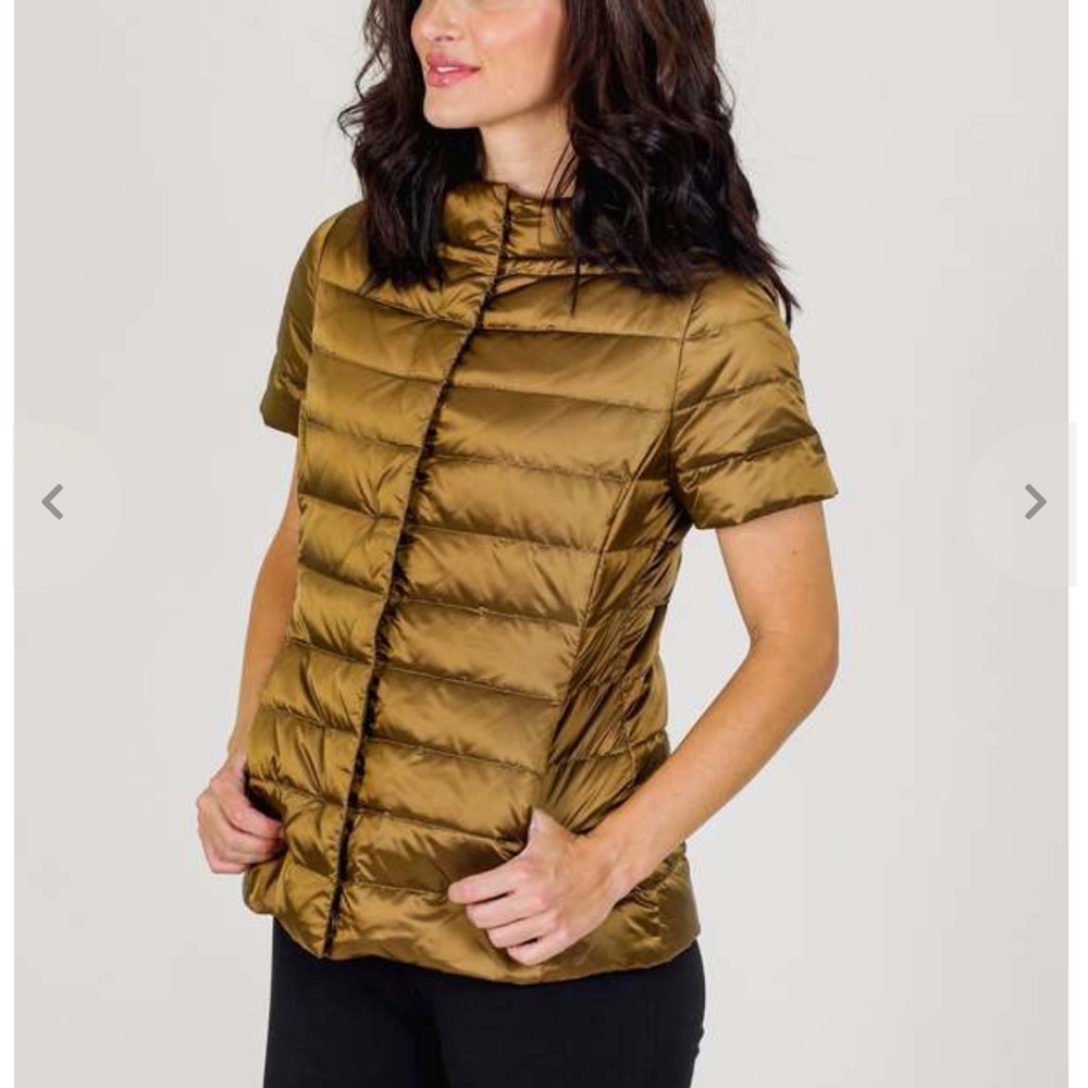 ANORAK Women's Metallic Gold jacket